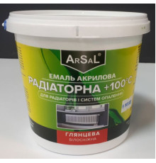 Эмаль акриловая для радиаторов 0,75 л 0,9 кг Арсал