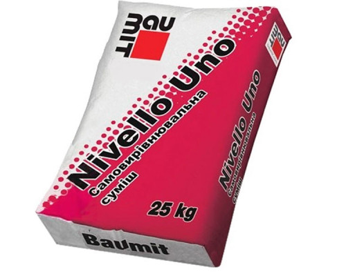 Самовыравнивающаяся смесь Baumit Nivello Uno 25 кг