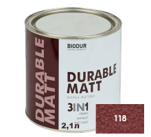 Эмаль Молотковая BIODUR HAMMER PAINT-118 Оксидно-красная 2,1л