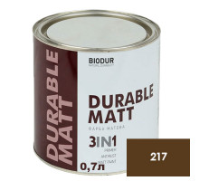 Краска BIODUR DURABLE MATT-217 3в1 коричневая 0,7л