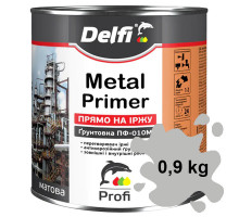 Грунтовка по ржавчине ПФ-010М серая DELFI 0,9 кг