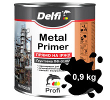 Грунтовка по ржавчине ПФ-010М черная DELFI 0,9 кг