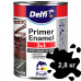 Грунт-эмаль по ржавчине DELFI 3 в 1 черная 2,8 кг