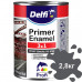 Грунт-эмаль по ржавчине DELFI 3 в 1 графит 2,8 кг