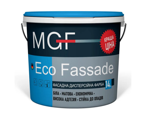 Краска MGF M690 Eco Fassade матовая фасадная 14 кг