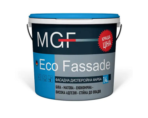 Краска MGF M690 Eco Fassade матовая фасадная 1,4 кг
