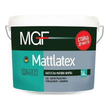 Краска латексная матовая MGF M100 Mattlatex 14 кг