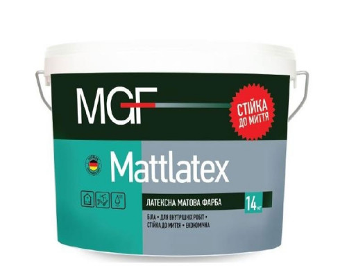 Краска MGF M100 Mattlatex латексная матовая 14 кг
