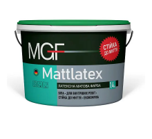 Краска латексная матовая MGF M100 Mattlatex 1,4 кг