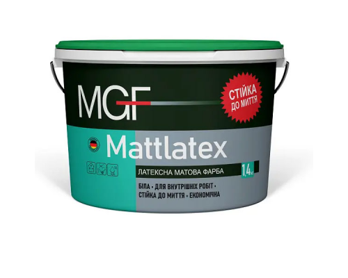 Краска MGF M100 Mattlatex латексная матовая 1,4 кг