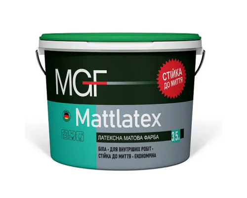 Краска MGF M100 Mattlatex латексная матовая 3,5 кг