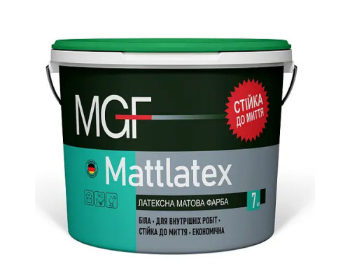 Краска MGF M100 Mattlatex латексная матовая 7 кг