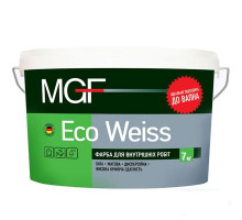Краска матовая дисперсионная MGF M1 Eco Weiss 7 кг