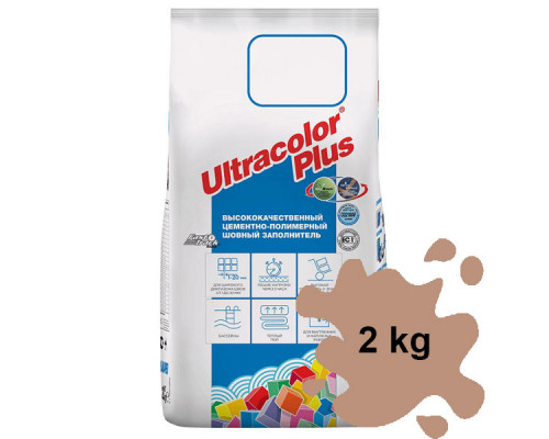 Затирка для швов MAPEI ultracolor plus (карамель) 2 кг