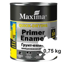 Грунт-эмаль быстросохнущая белая ТМ Maxima 0,75 кг