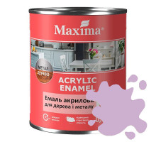 Эмаль акриловая Maxima для дерева и металла лаванда шелковисто-матовая 0,75л