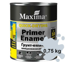 Грунт-эмаль быстросохнущая серая Maxima 0,75 кг