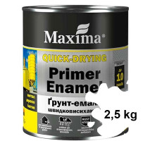 Грунт-эмаль быстросохнущая белая ТМ Maxima 2,5 кг