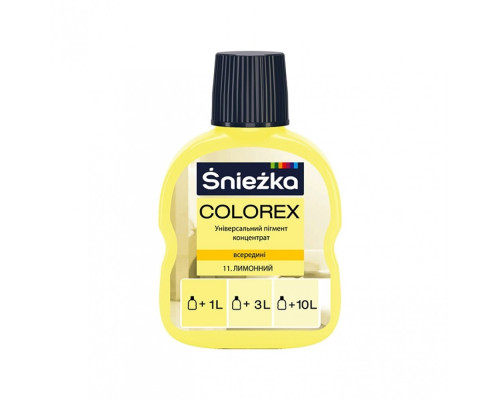Краситель Sniezhka COLOREX 11 лимонный 100 мл
