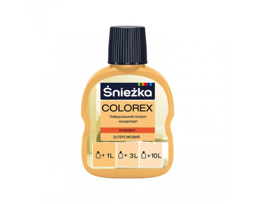 Краситель Sniezhka COLOREX 20 персиковый 100 мл