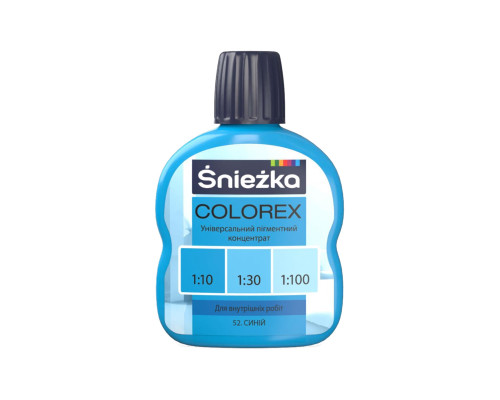 Краситель Sniezhka COLOREX синий 100 мл 