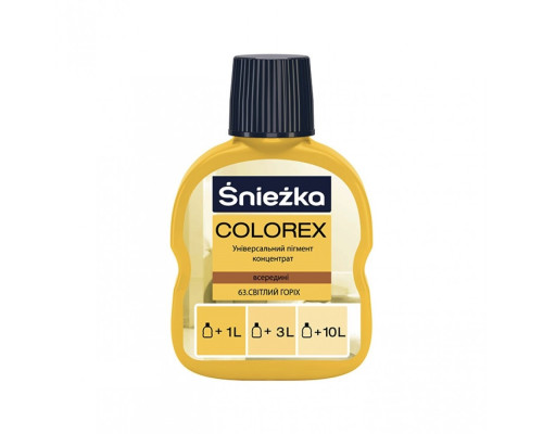 Краситель Sniezhka COLOREX светлый орех 100 мл 