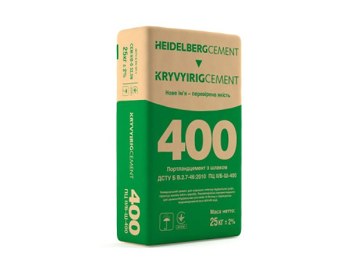 Цемент Кривой Рог М-400  25кг