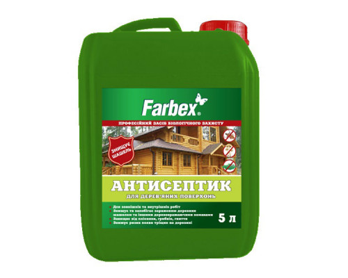 Антисептик ТМ Farbex для деревянных поверхностей 5 л 