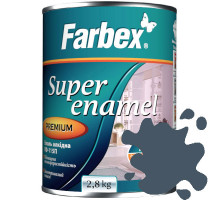 Эмаль алкидная ПФ-115 темно-серая Farbex 2,8 кг