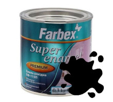Эмаль алкидная ПФ-115 черная Farbex 0,3 кг