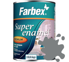 Эмаль алкидная ПФ-115 светло-серая Farbex 0,9 кг