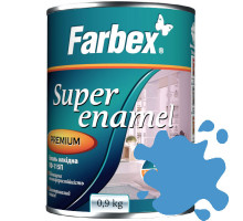 Эмаль алкидная ПФ-115 голубая Farbex 0.9 кг