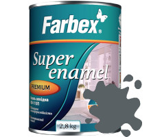 Эмаль алкидная ПФ-115 серая Farbex 2,8 кг