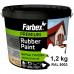 Краска резиновая Farbex 1,2 кг Универсальная белая (RAL 9003)