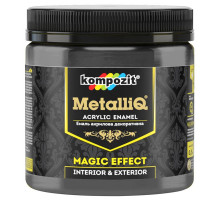 Эмаль акриловая METALLIQ Kompozit черная жемчужина 0,5 кг