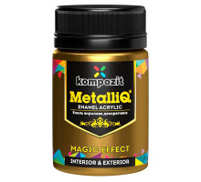 Эмаль акриловая METALLIQ Kompozit красное золото 0,07 кг