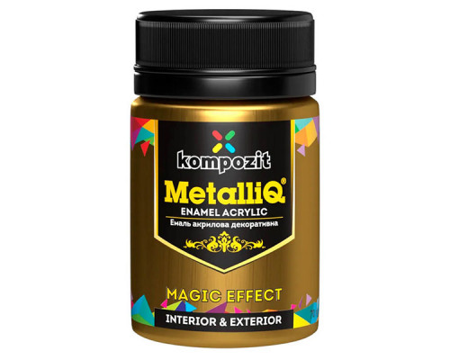Эмаль акриловая Kompozit METALLIQ красное золото 0,07 кг