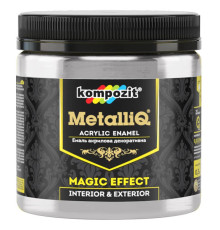 Эмаль акриловая METALLIQ Kompozit серебро 0,5 кг