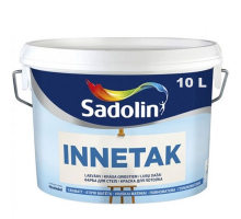 Краска латексная белая для потолка и стен Sadoline INNETAK 10 л 