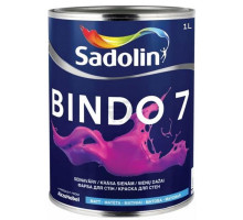 Краска латексная белая для потолка и стен Sadoline Bindo 7 (1) л